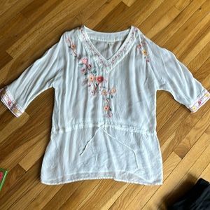 J. Jill embroidered tunic size large petite